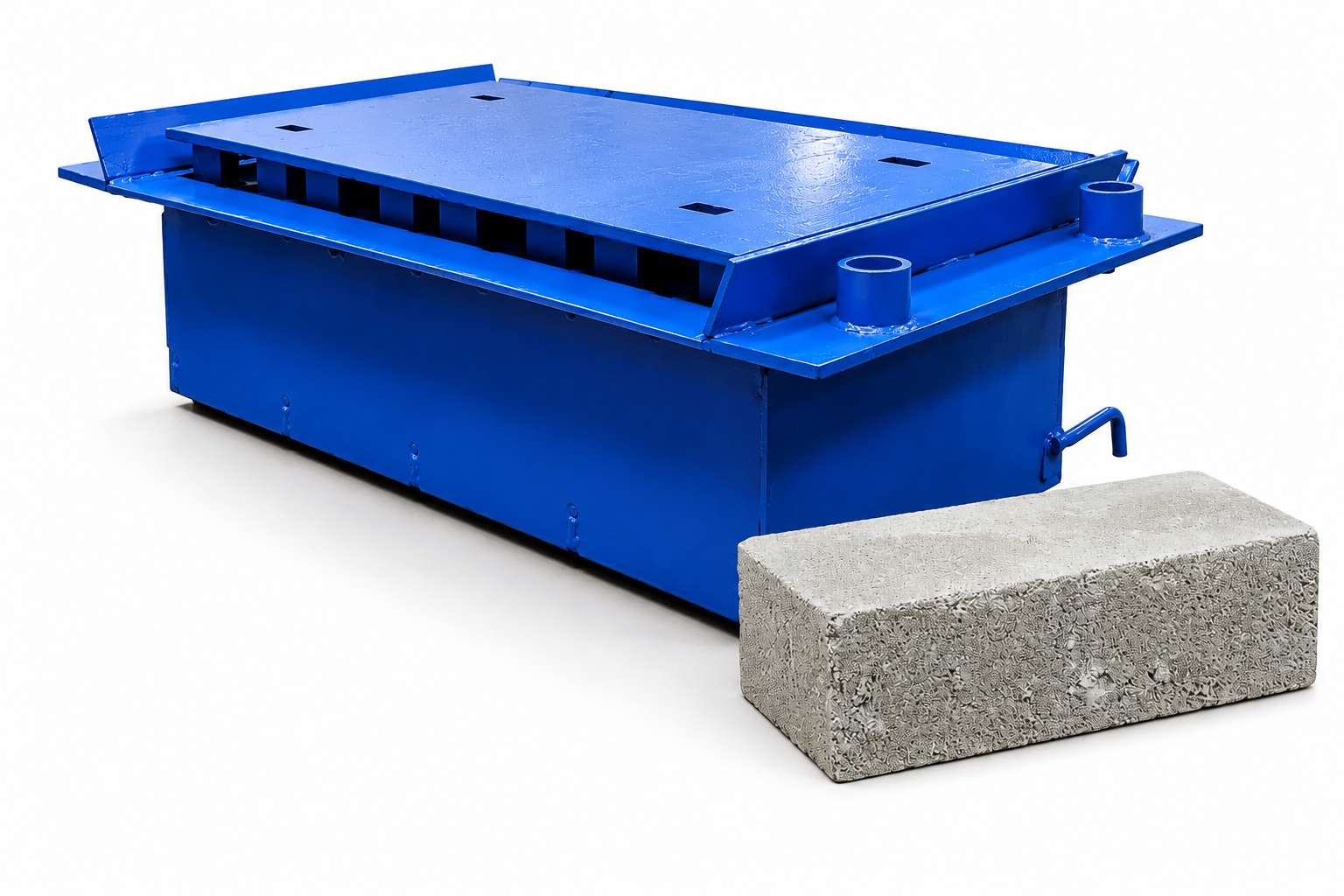 Standard brick mould with brick sample