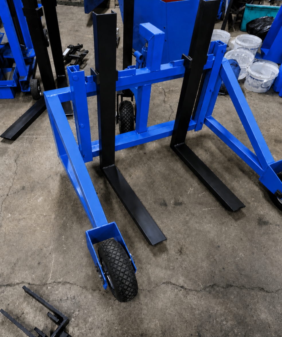 Blue Vhangona manual pallet fork lift