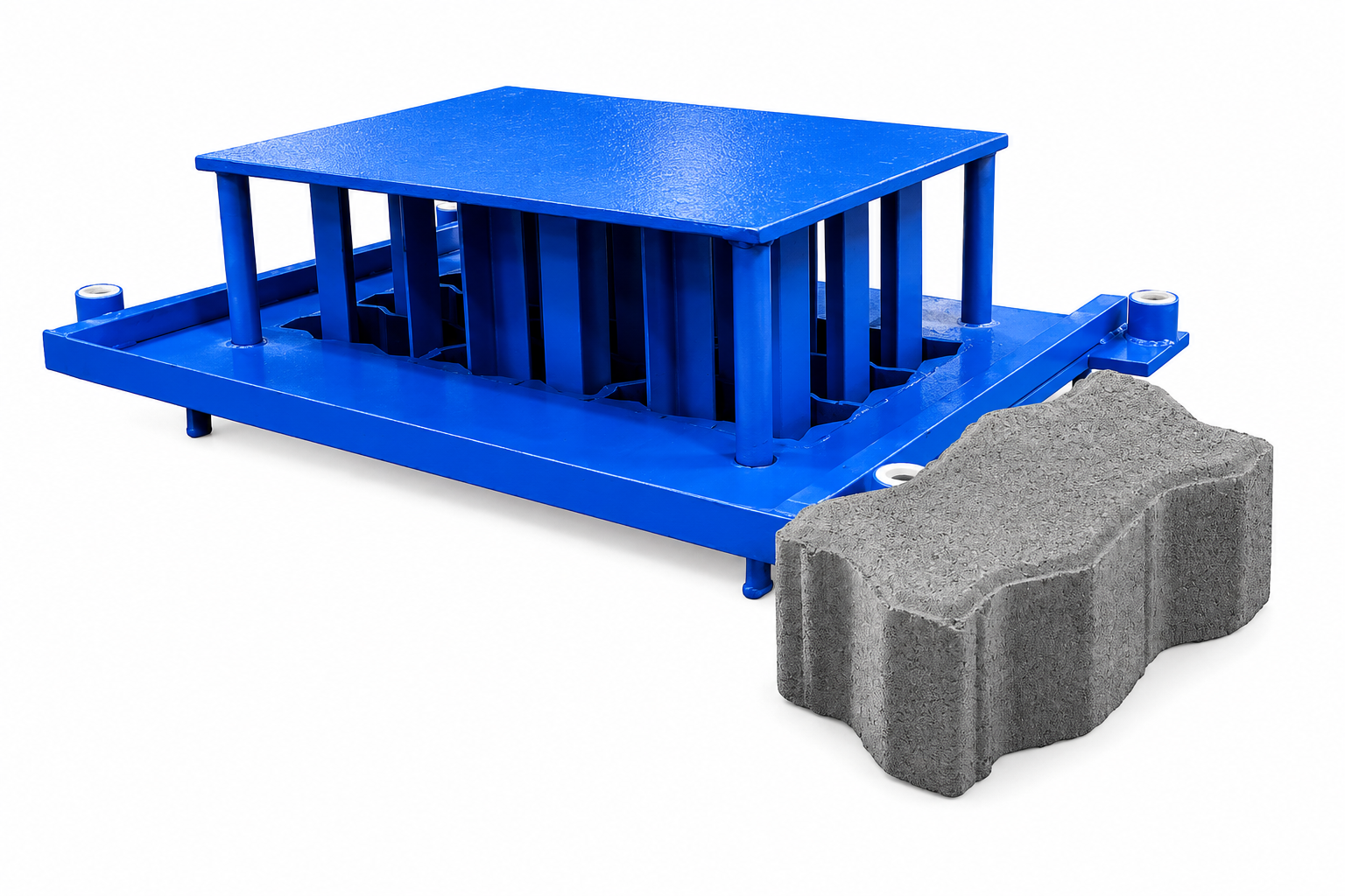 Z-interlock paving 60mm mould with paver sample